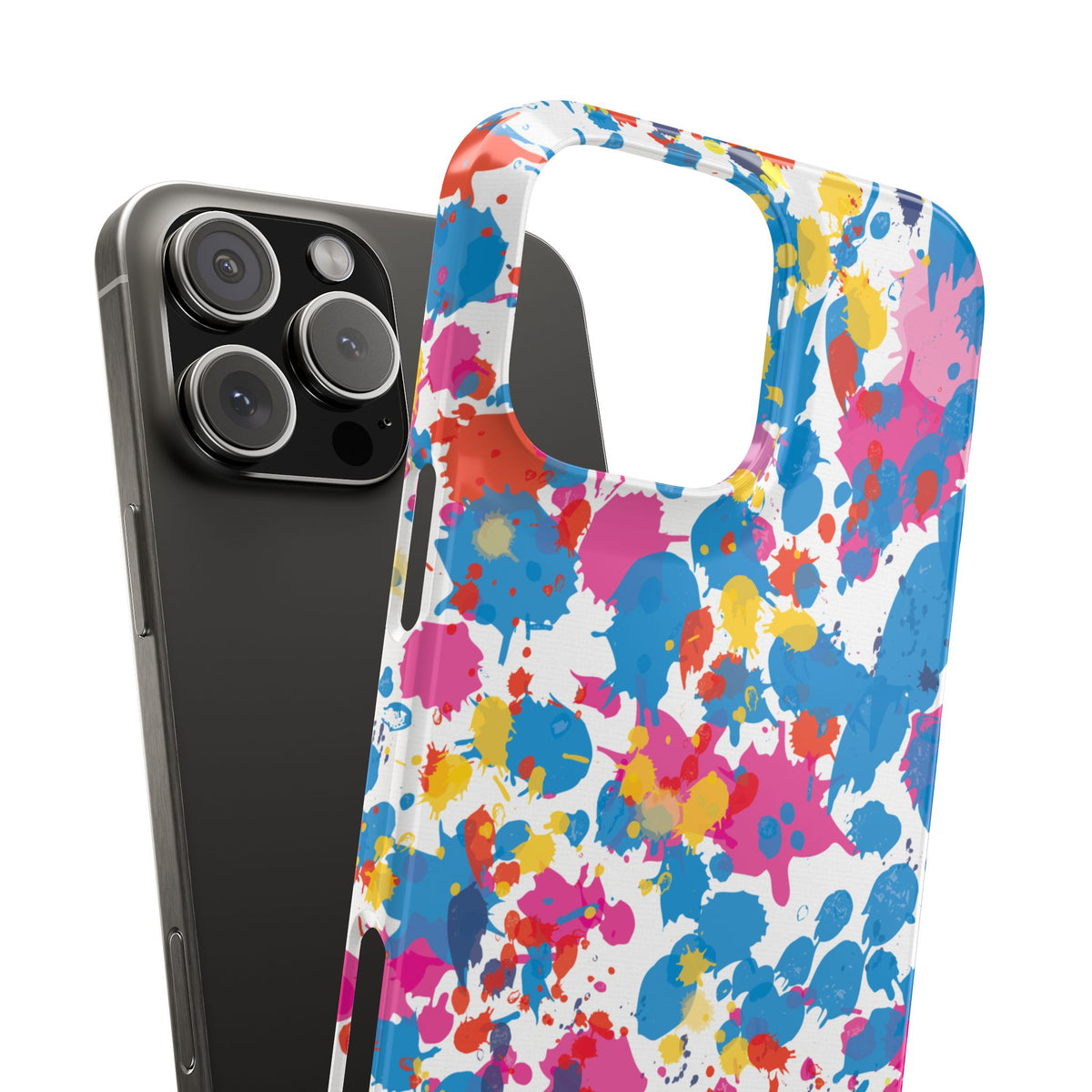 Pop Art Paint Splatter Phone Case