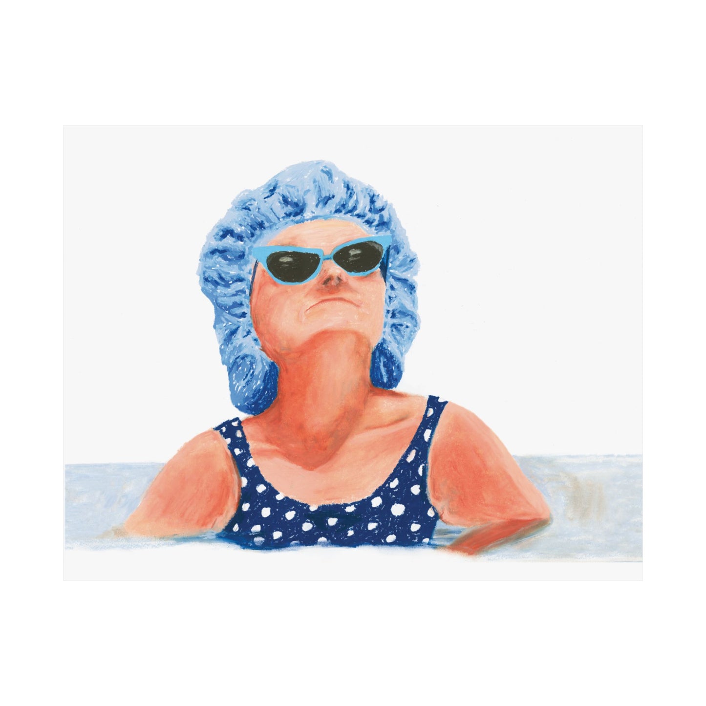 Retro Water Aerobics Print