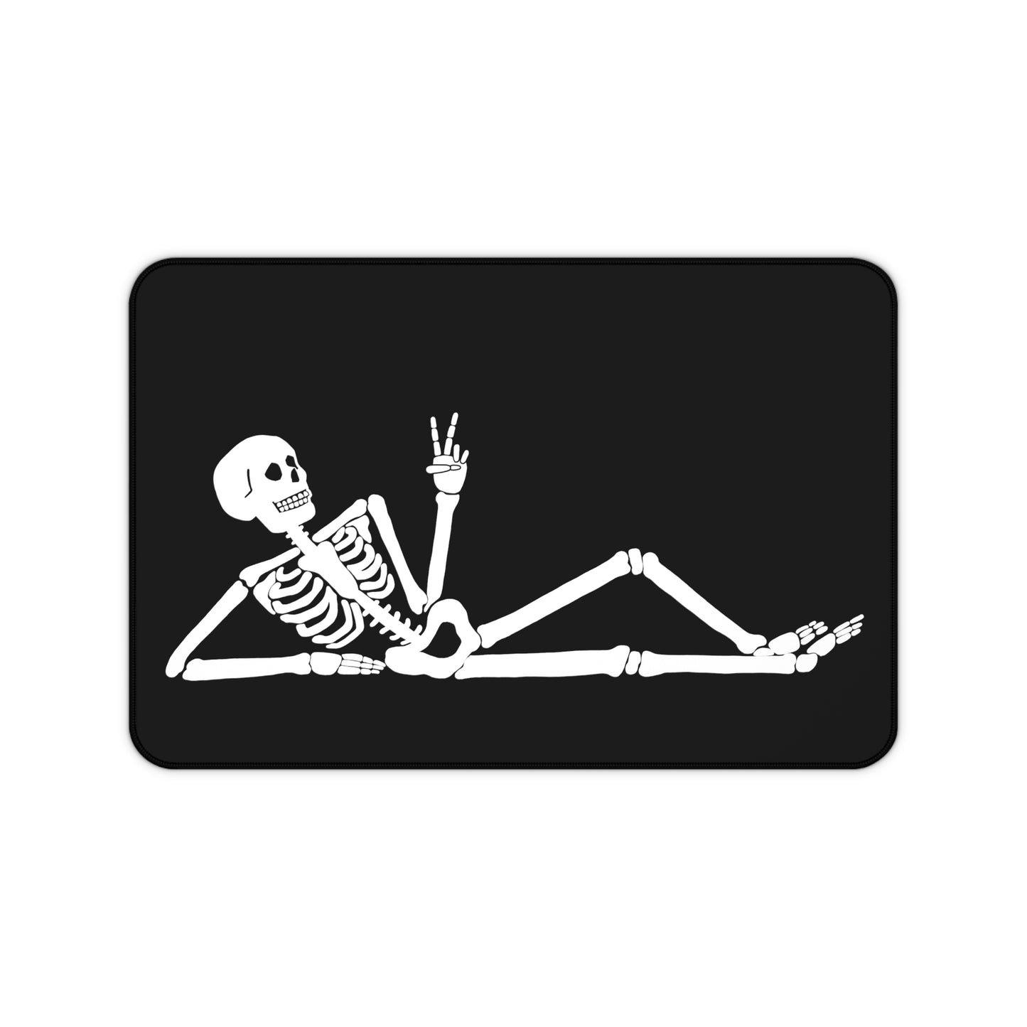 12 x 18 chill skeleton sketchboard studio desk mat