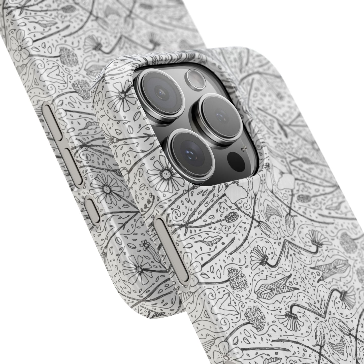 Flower Doodles Phone Case