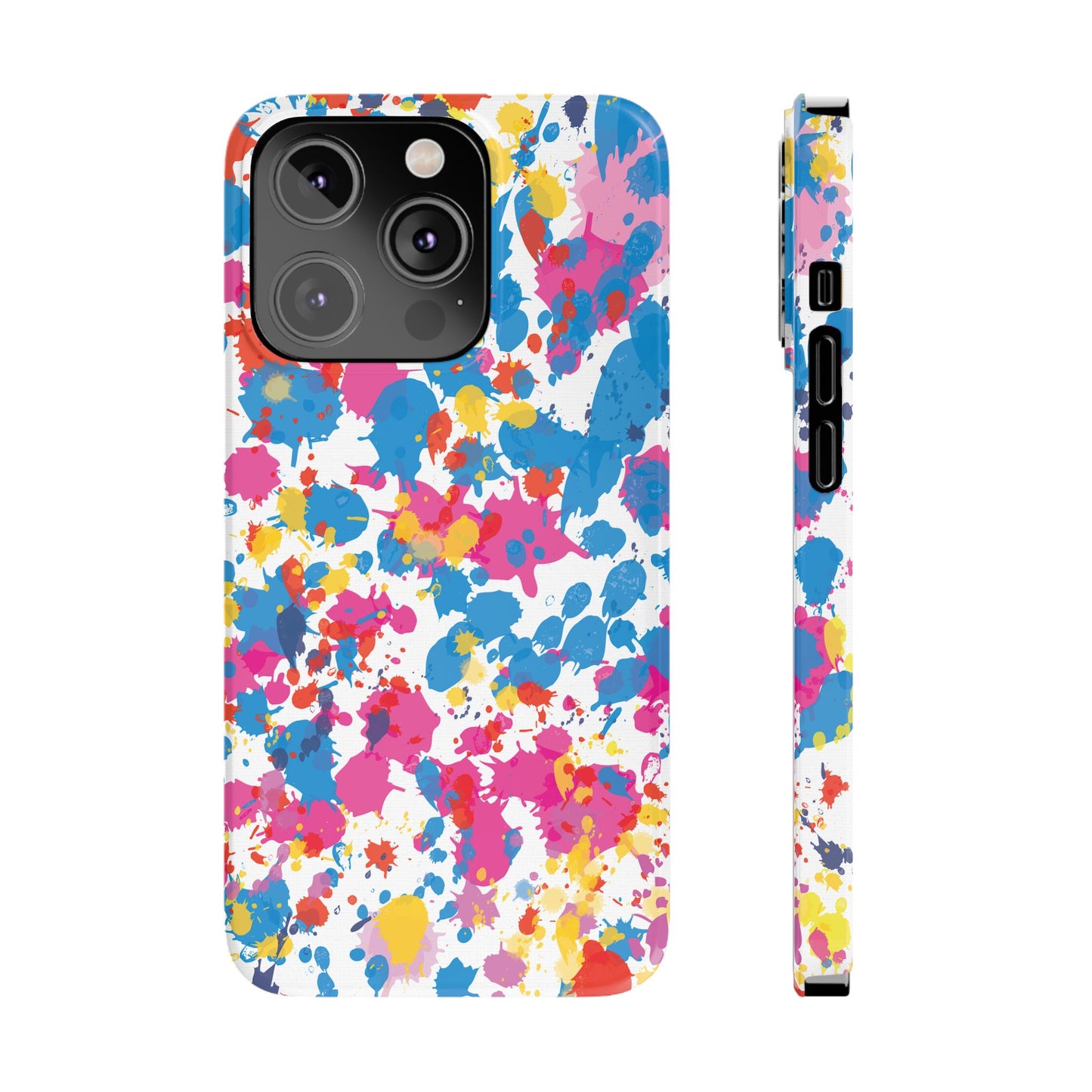 Pop Art Paint Splatter Phone Case
