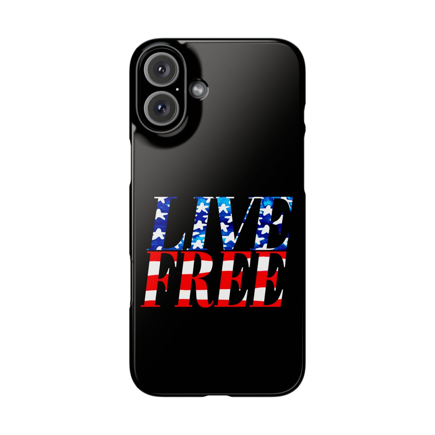 Live Free Phone Case