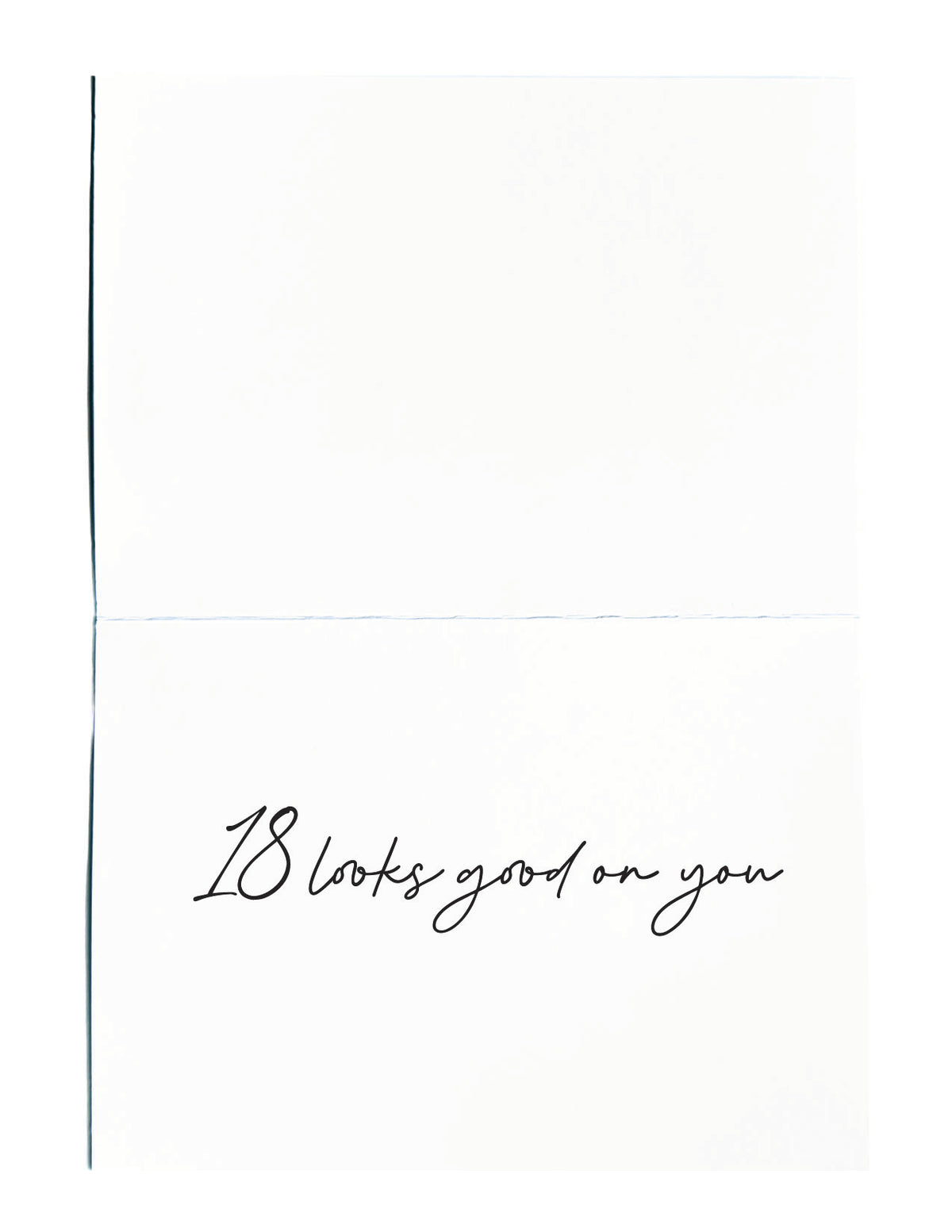 18 Looks Good on You Birthday Card