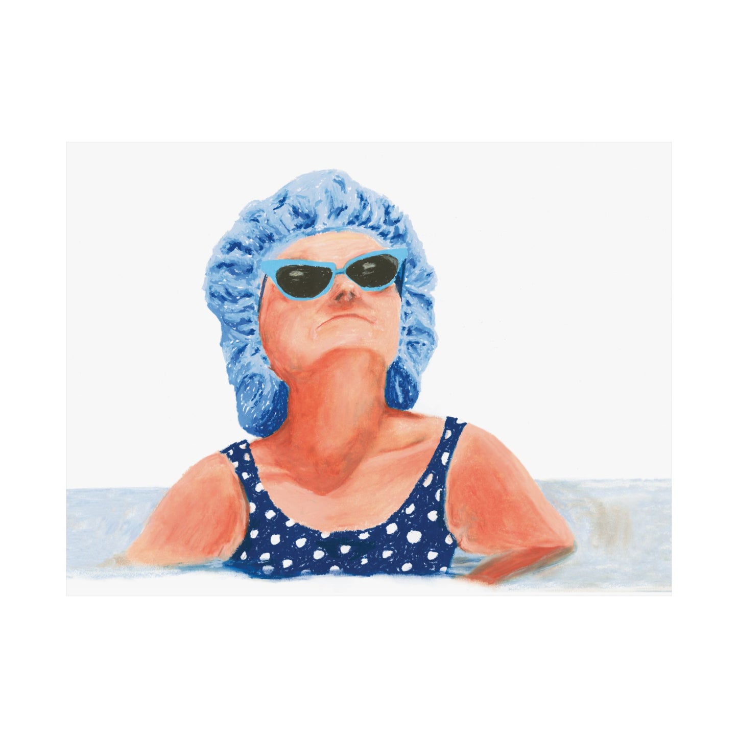 Retro Water Aerobics Print
