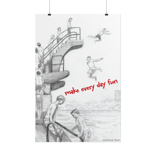 Swimming Hole FUN Print