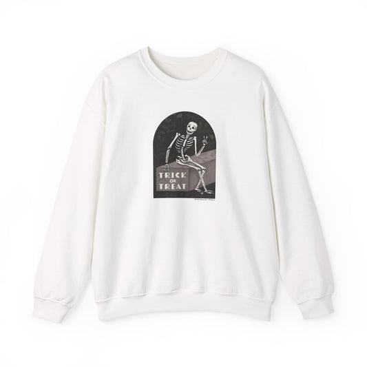 Trick or Treat Skeleton Sweatshirt
