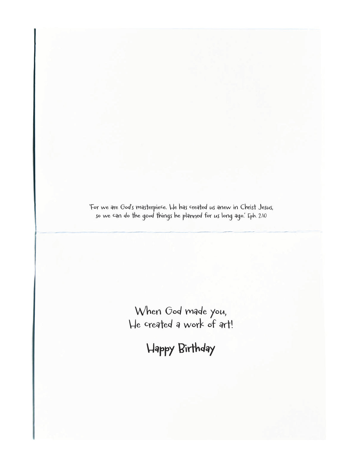 God's Masterpiece Birthday Card