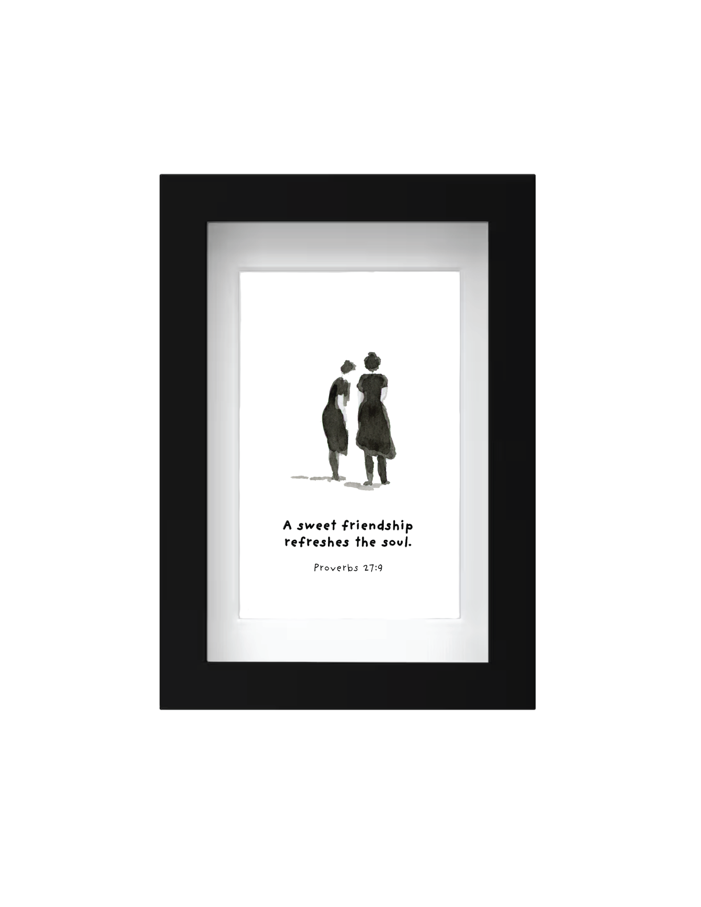 A Sweet Friendship Framed Print