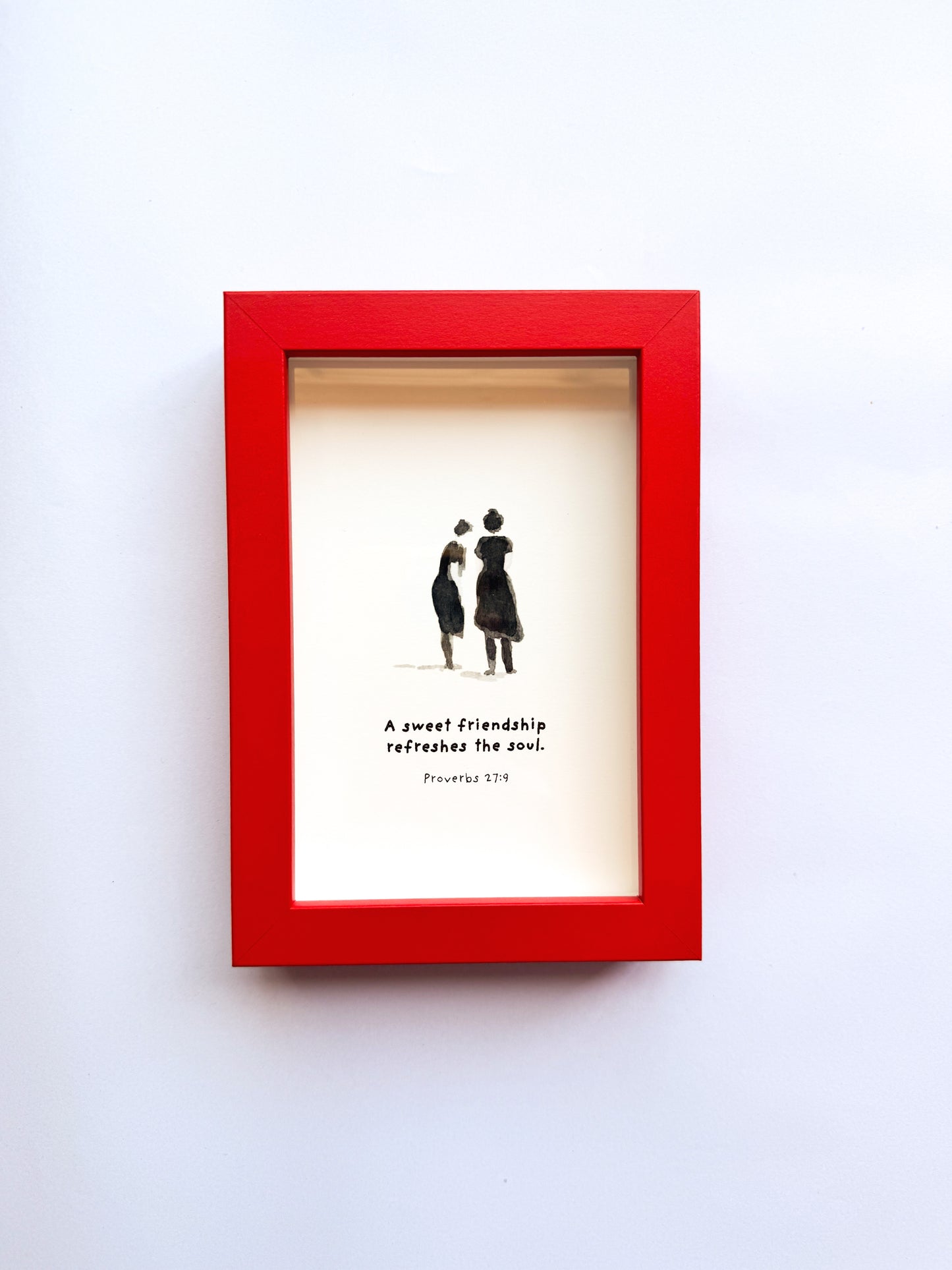A Sweet Friendship Framed Print