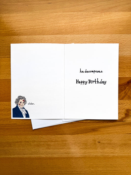 Beethoven Birthday Card