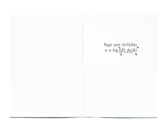 Big Splash Birthday Card