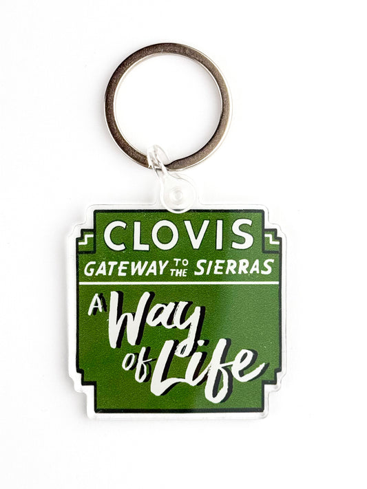 Clovis - A Way of Life Keychain
