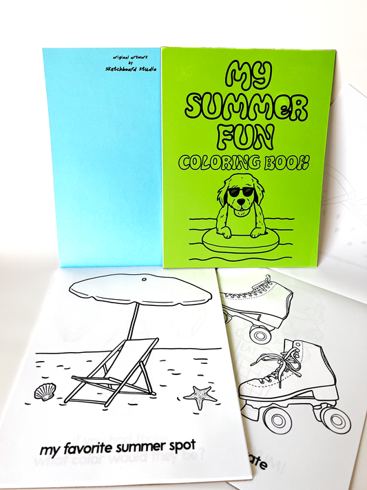 SUMMER FUN Coloring Book
