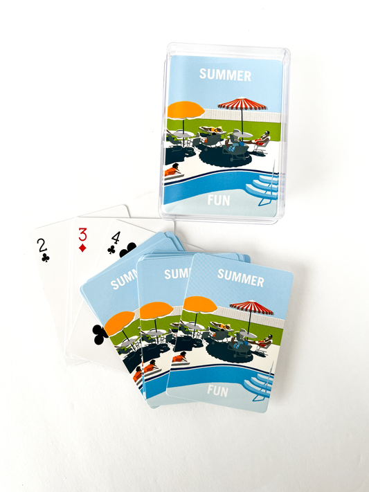 SUMMER FUN 'Poolside' Playing Cards