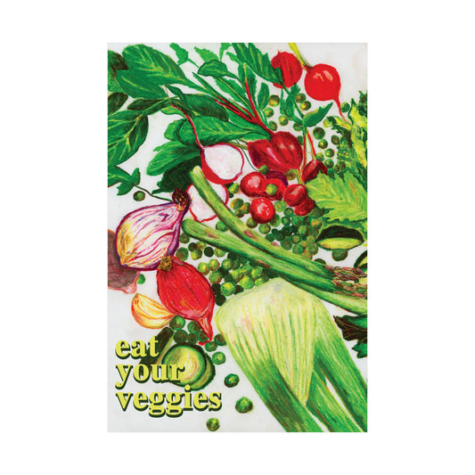 Eat Your Veggies Framed Print