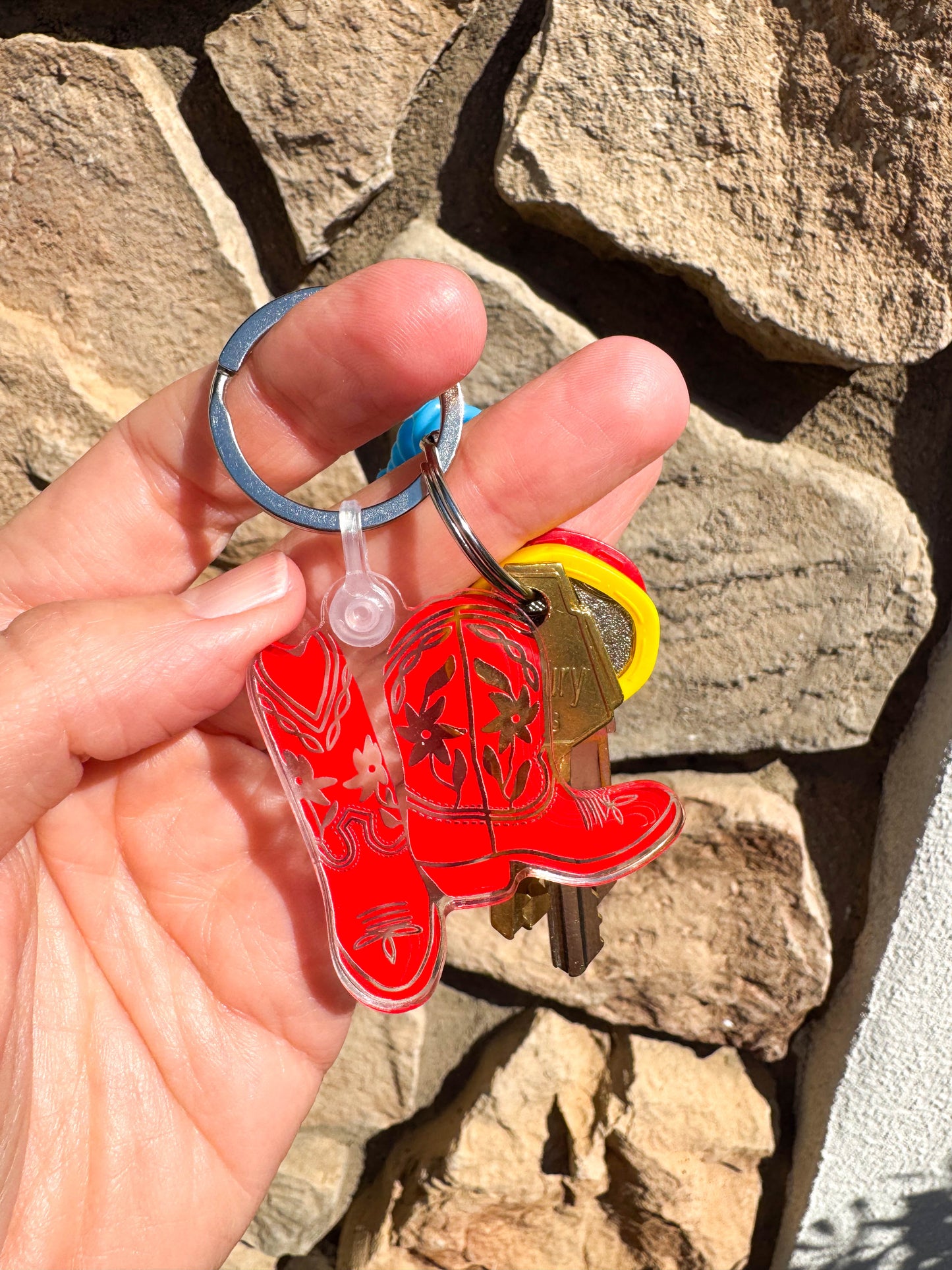 Get Yer Boots Keychain