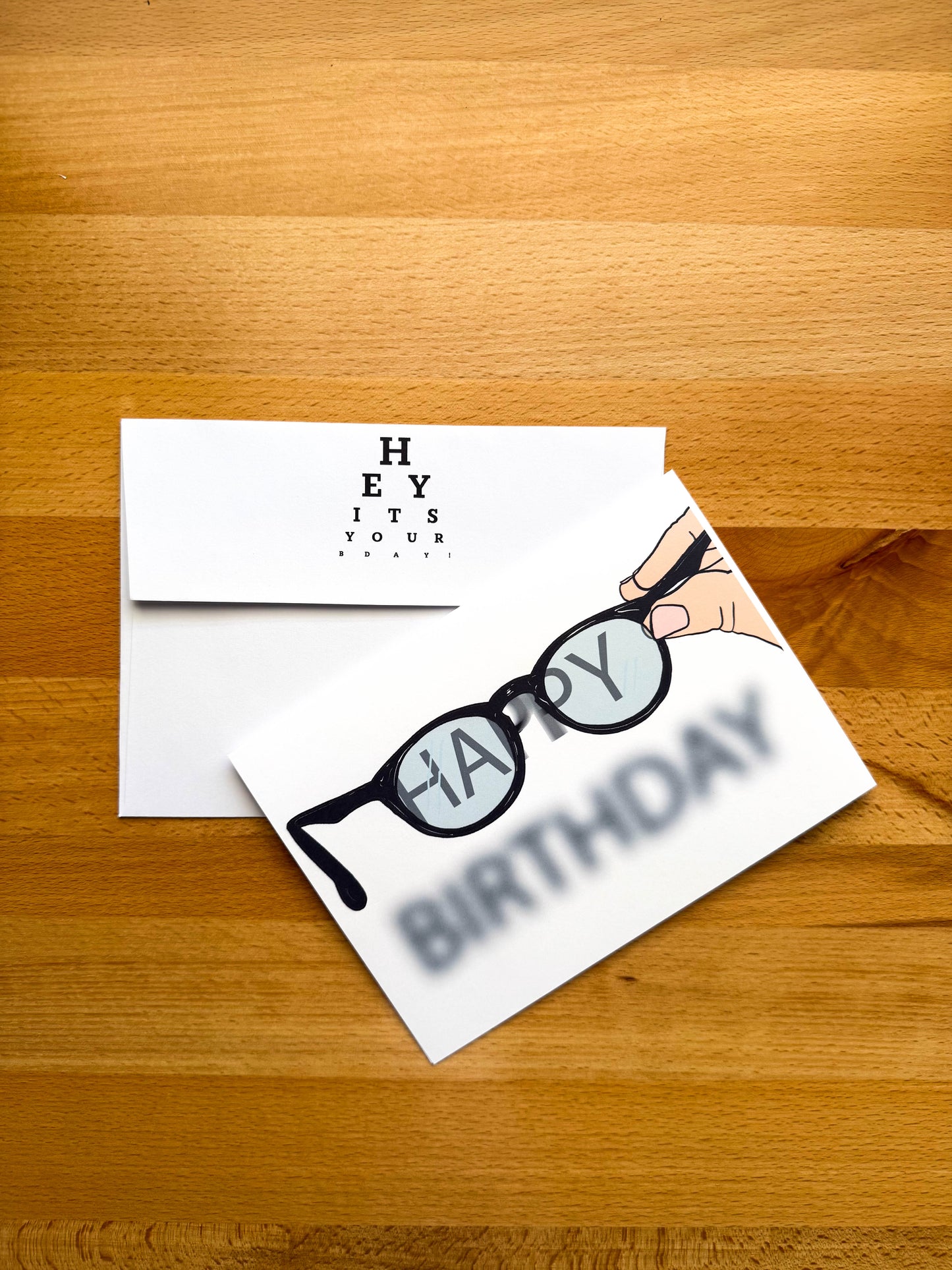 Hope You Can See Birthday Card