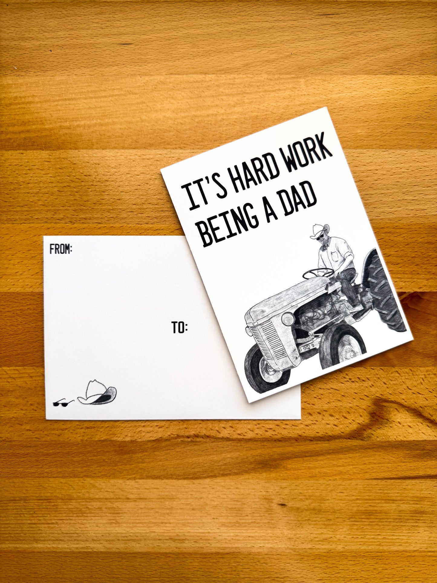 It's Hard Work Dad Card