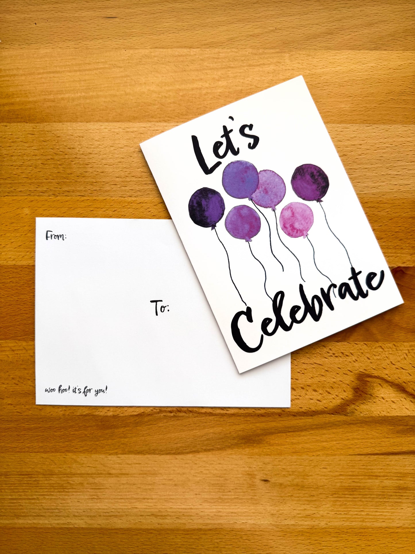 Let's Celebrate Birthday Card