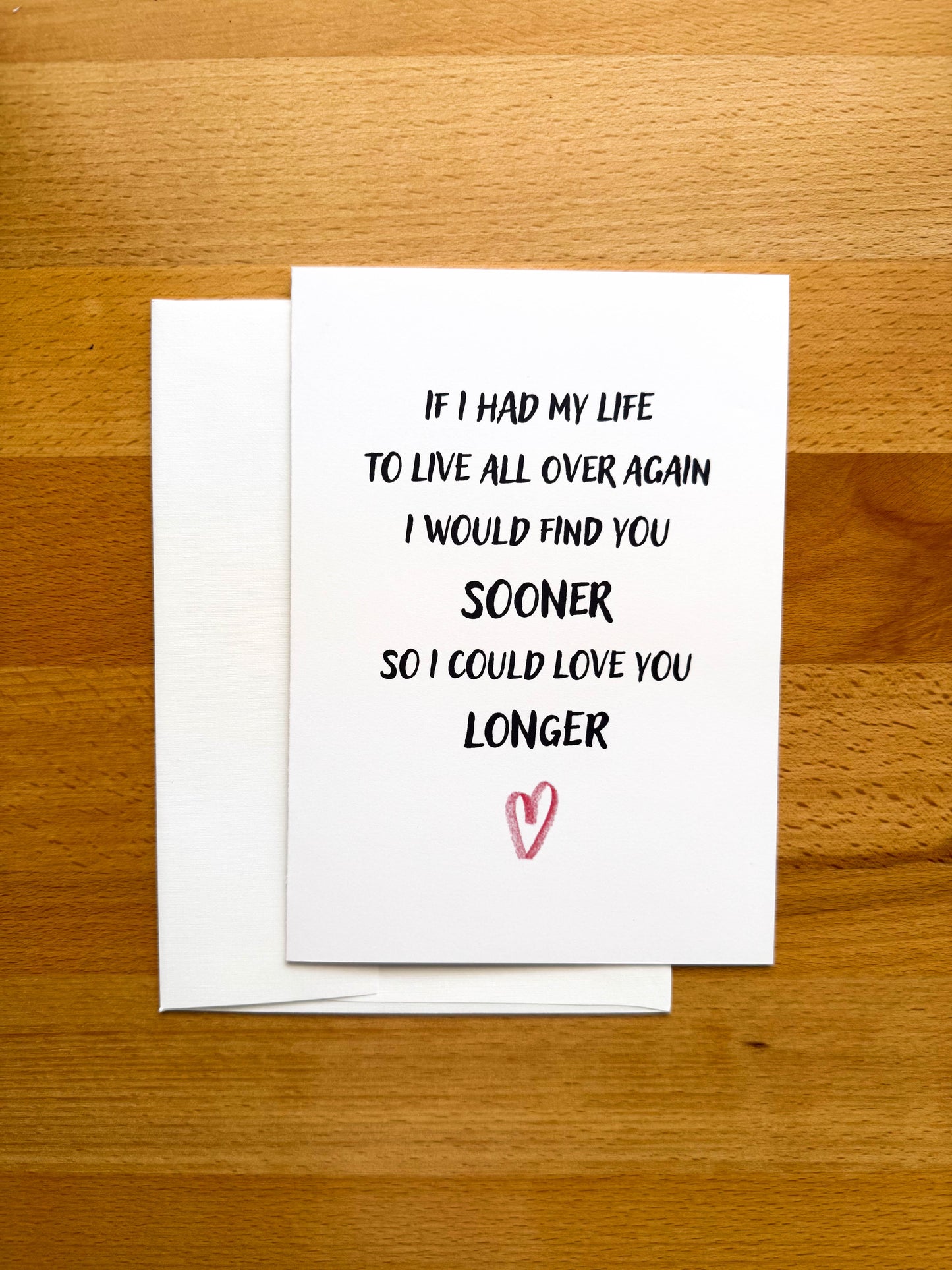 Love You Longer Anniversary Card