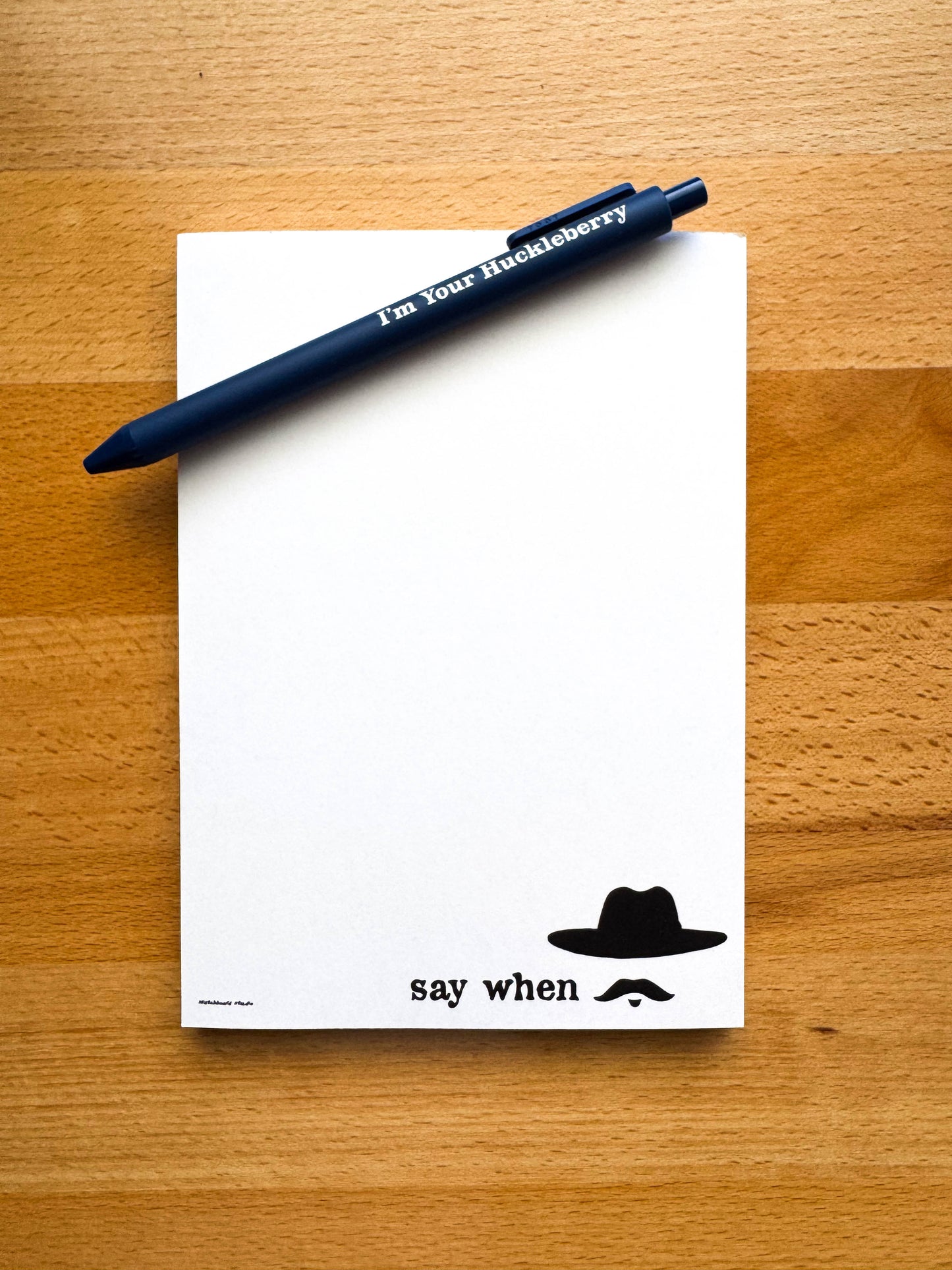 Say When Notepad