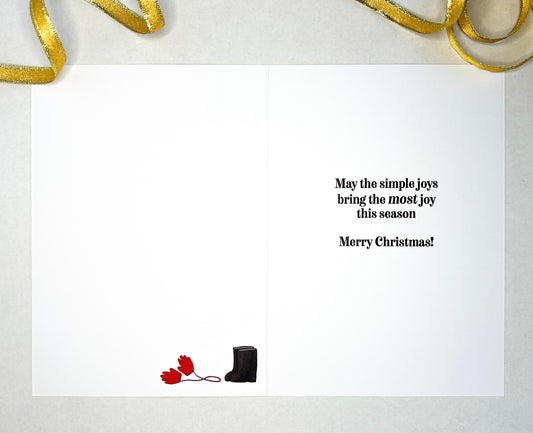 Simple Joys Christmas Card