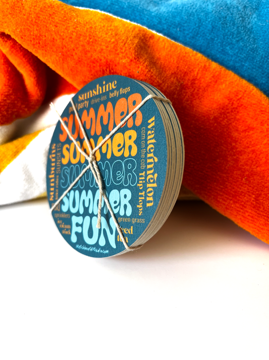 SUMMER FUN Coaster Set