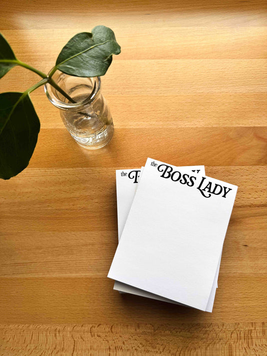 The Boss Lady Notepad