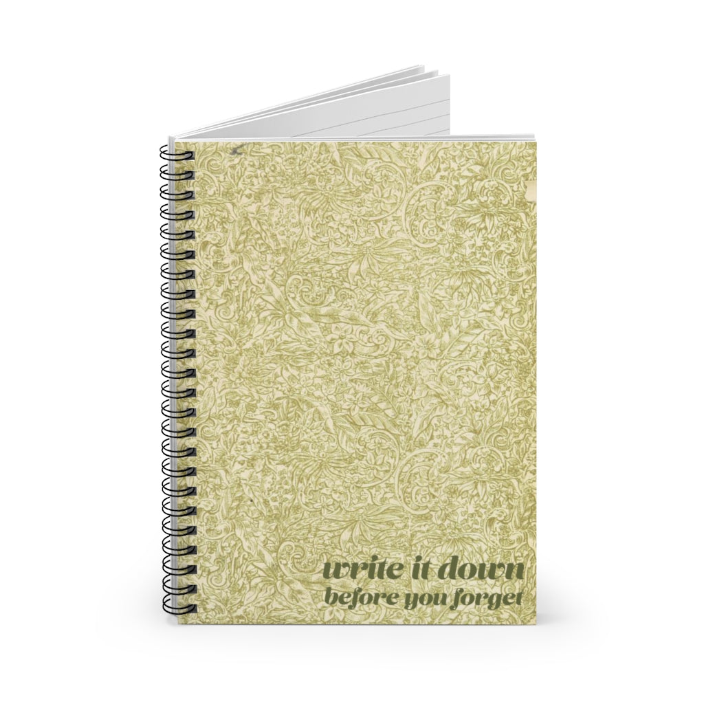 Write it Down Spiral Notebook – sketchboard studio