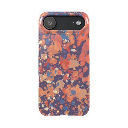 Creamy Tertiary Paint Splatter Phone Case