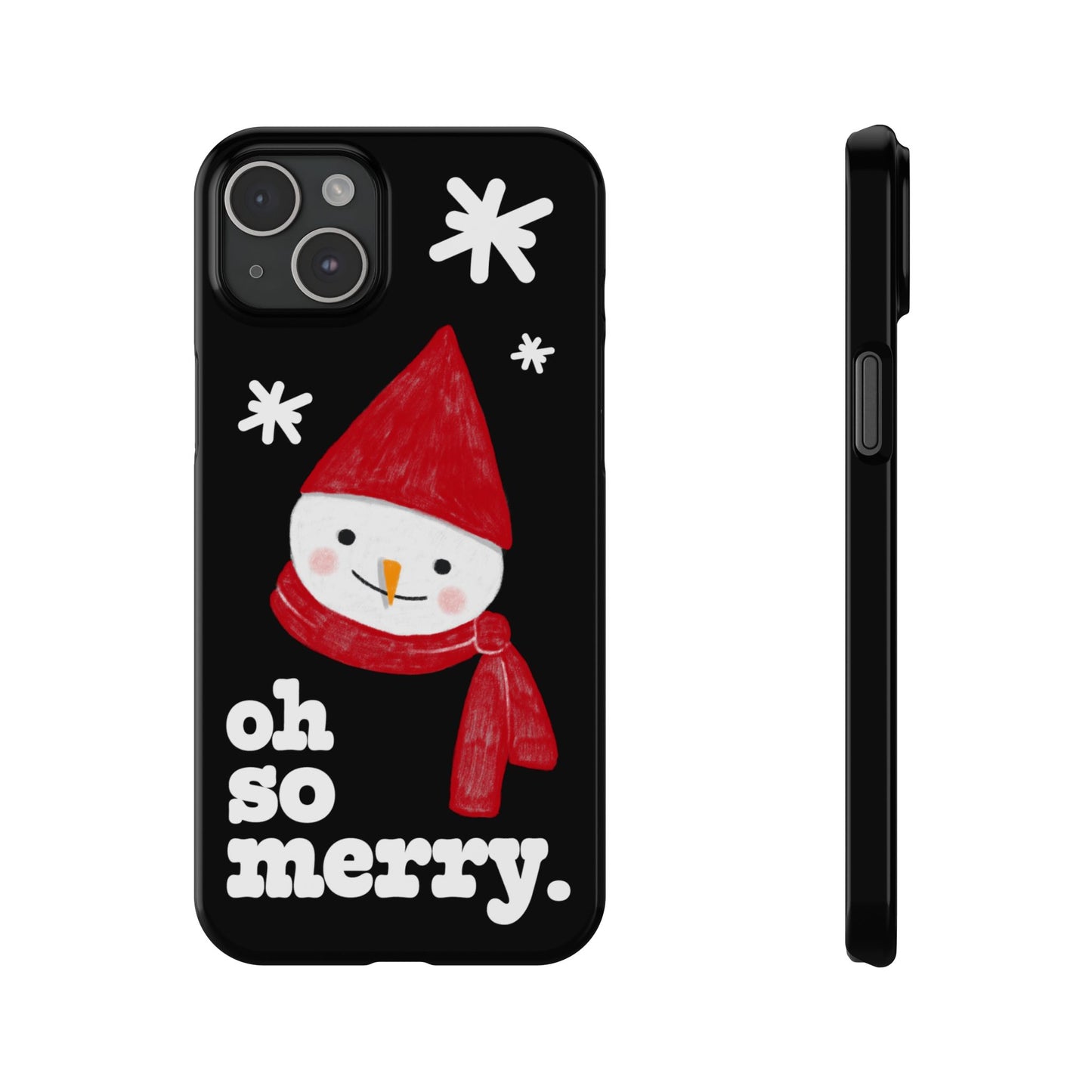 Oh So Merry Phone Case (Black)