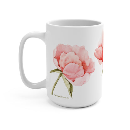 Pink Peony Mug