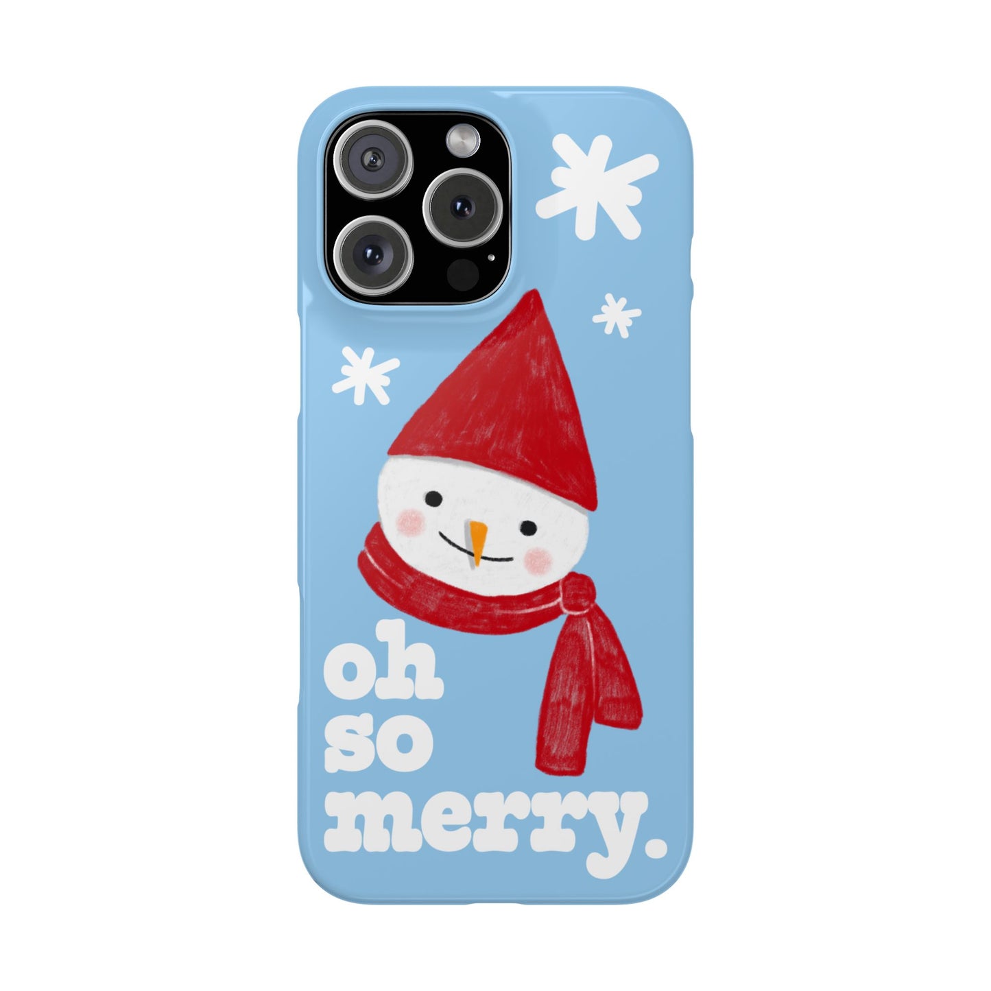 Oh So Merry Phone Case (Blue)