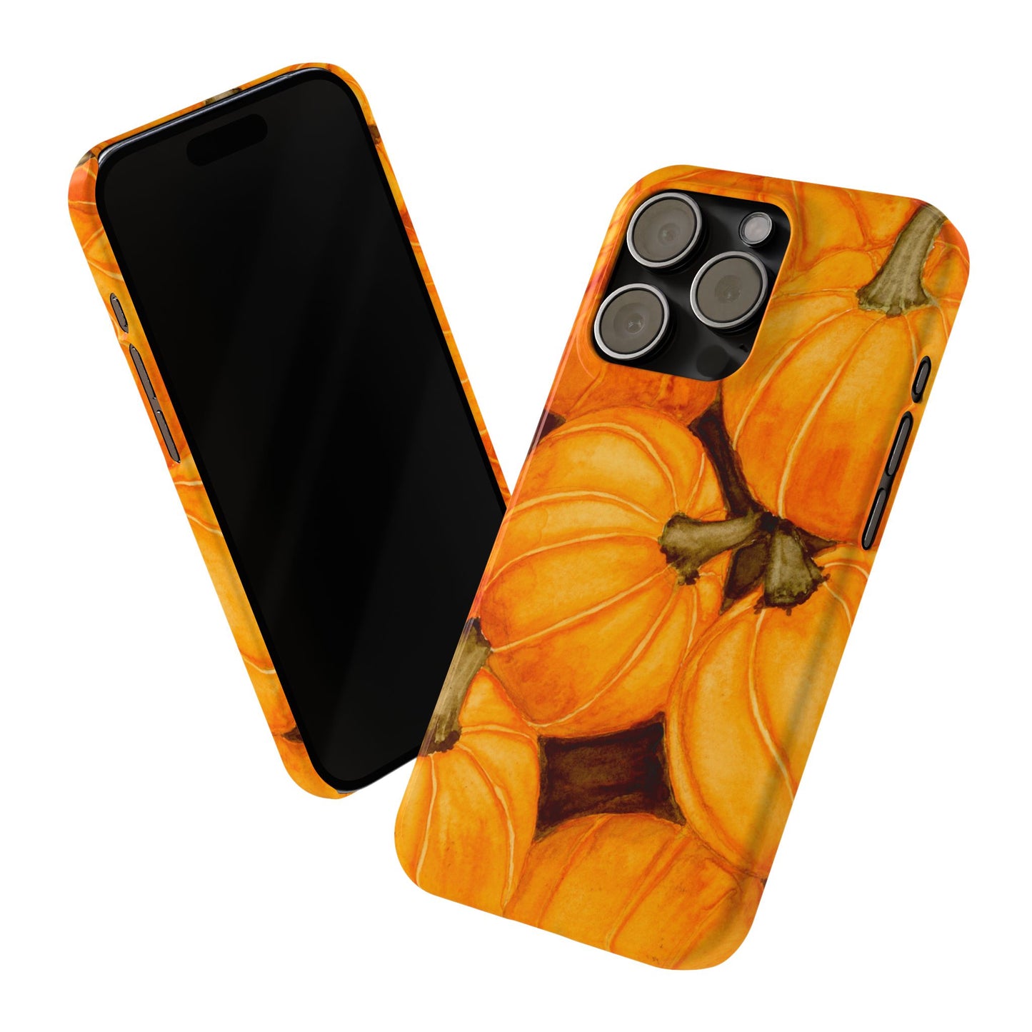 Watercolor Pumpkin Case