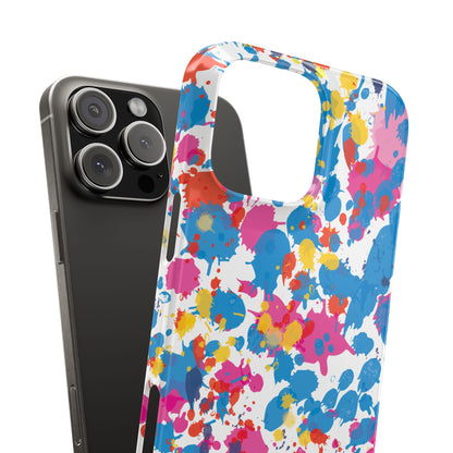 Pop Art Paint Splatter Phone Case