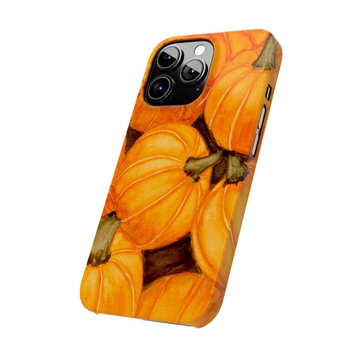 Watercolor Pumpkin Case
