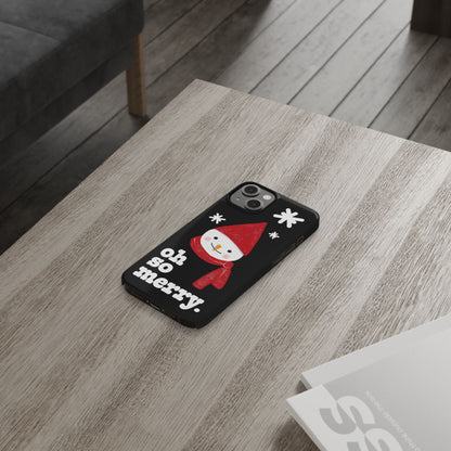 Oh So Merry Phone Case (Black)