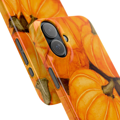 Watercolor Pumpkin Case
