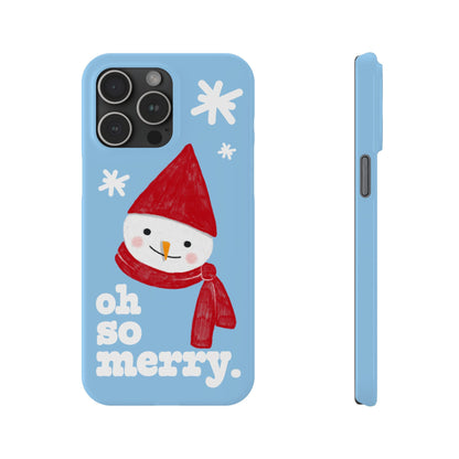 Oh So Merry Phone Case (Blue)