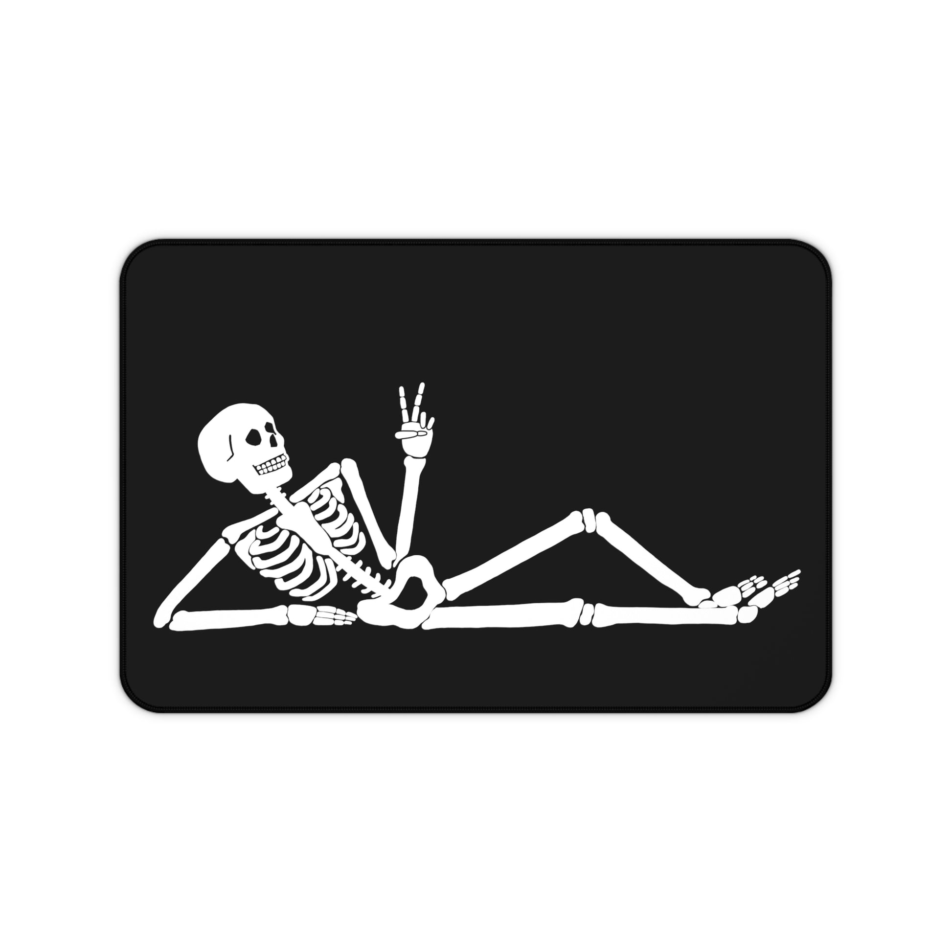 12 x 18 chill skeleton sketchboard studio desk mat