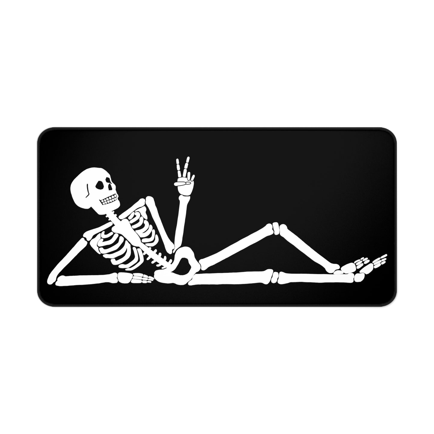 12 x 22 chill skeleton sketchboard studio desk mat