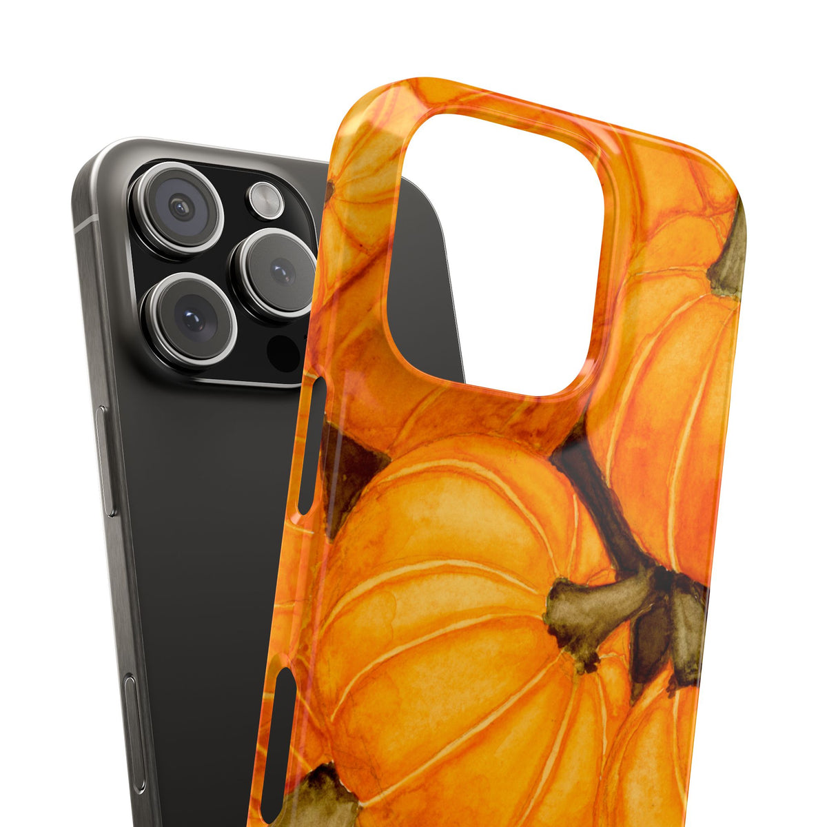 Watercolor Pumpkin Case
