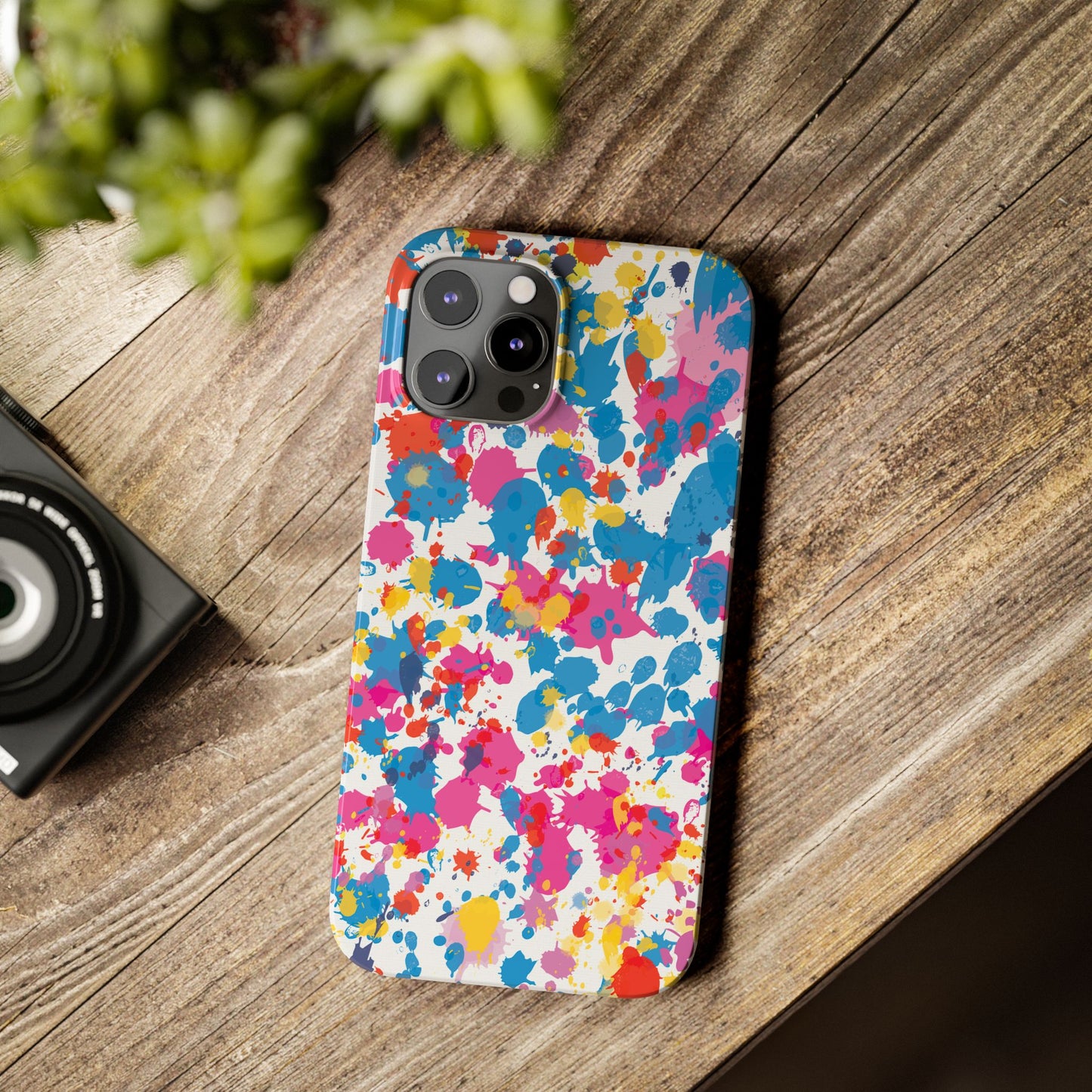 Pop Art Paint Splatter Phone Case