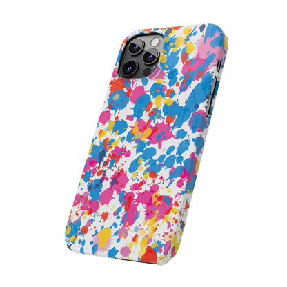 Pop Art Paint Splatter Phone Case