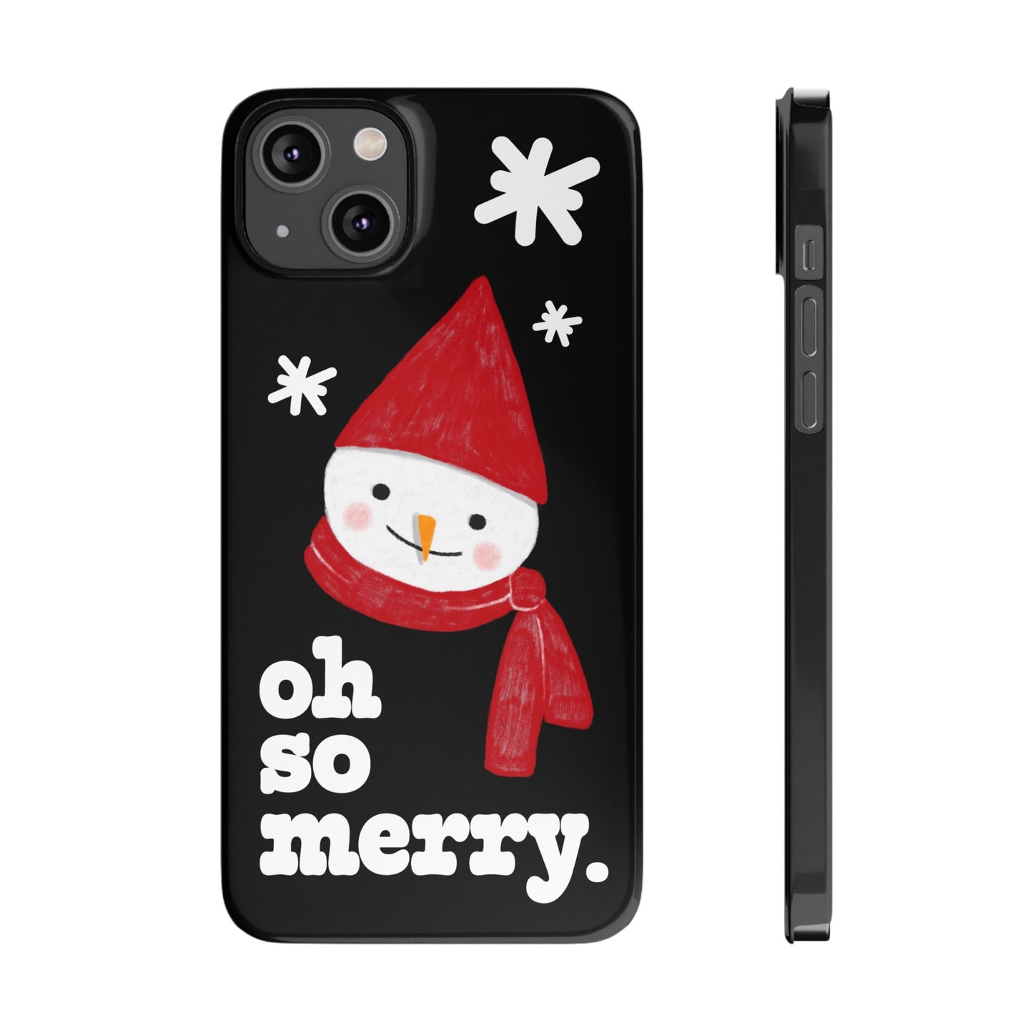 Oh So Merry Phone Case (Black)