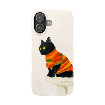 Fall Sweater Cat Phone Case