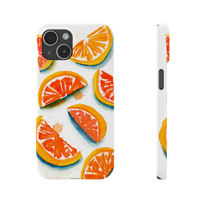 Orange Splash Phone Case