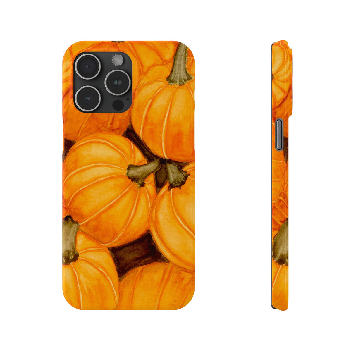 Watercolor Pumpkin Case