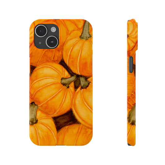 Watercolor Pumpkin Case