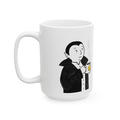 First Cup of the Day Dracula Mug